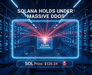 سولانا زیر بار حملات سنگین دی‌داس؛ قیمت SOL در حال تست حمایت ۱۲۶ دلاری